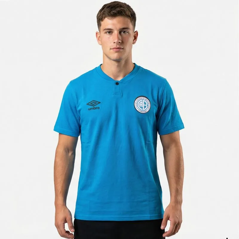 CAMISETA MASCULINA UMBRO CLUB ATLETICO BELGRANO 2026 - CELESTIAL - XXL