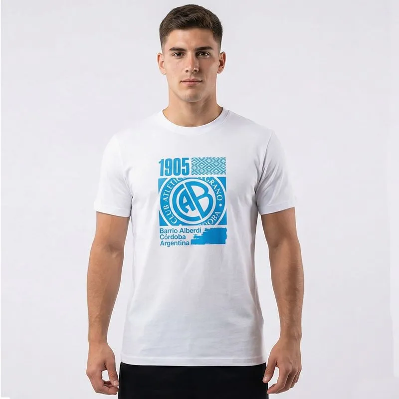 CAMISETA MASCULINA UMBRO CLUB ATLETICO BELGRANO 2026 - BLANCO - S