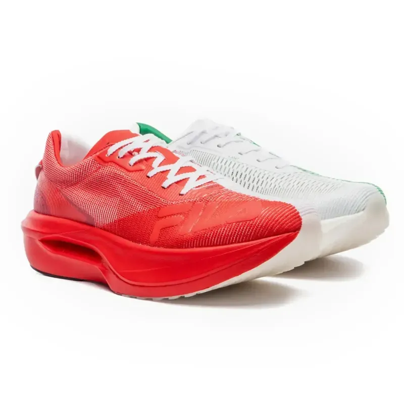 Tênis Corrida Fila Racer Carbon 3 Itália Branco e Vermelho Masculino 40