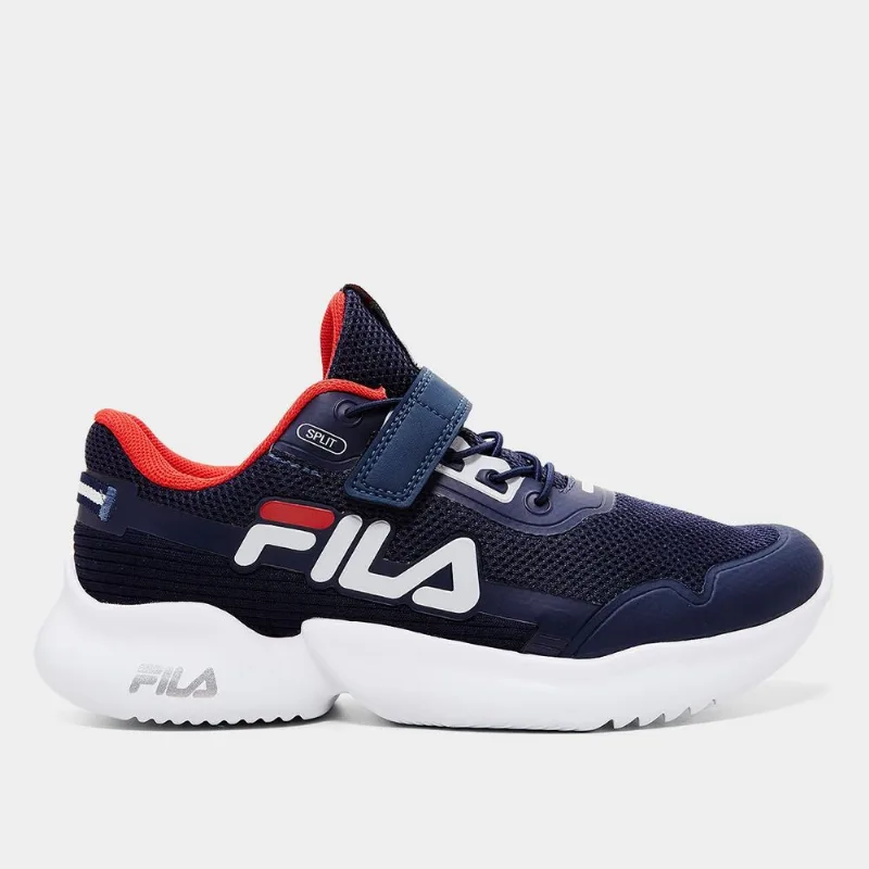 Tênis Infantil Fila Split Vlc - Unissex - Marinho+Prata