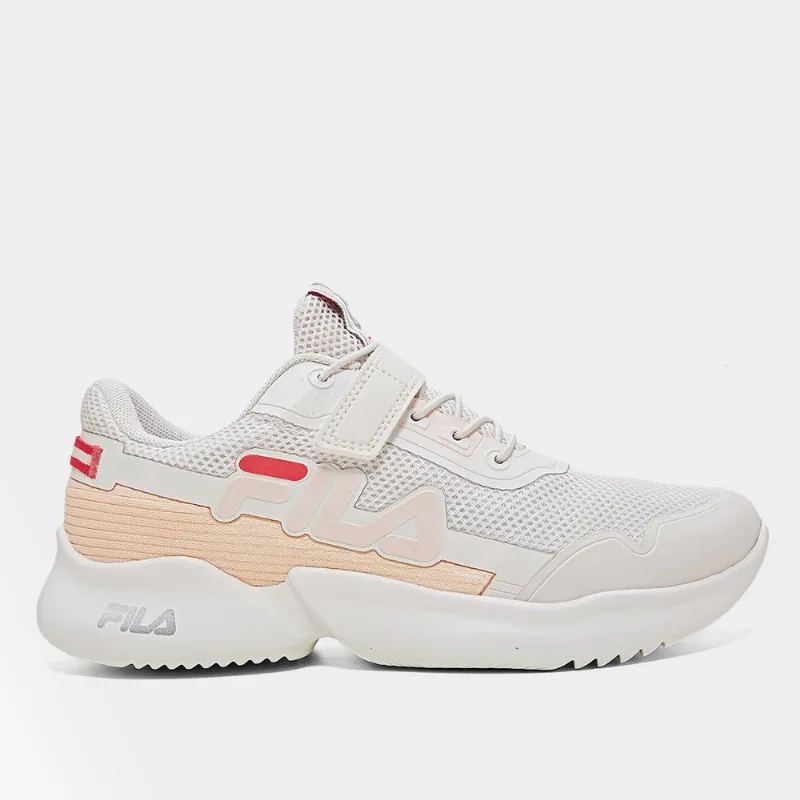 Tênis Infantil Fila Split Vlc - Unissex - Branco+Rosa