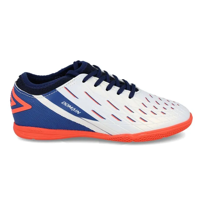 Chuteira de Futsal Umbro Domain Jr Juvenil Cinza 30