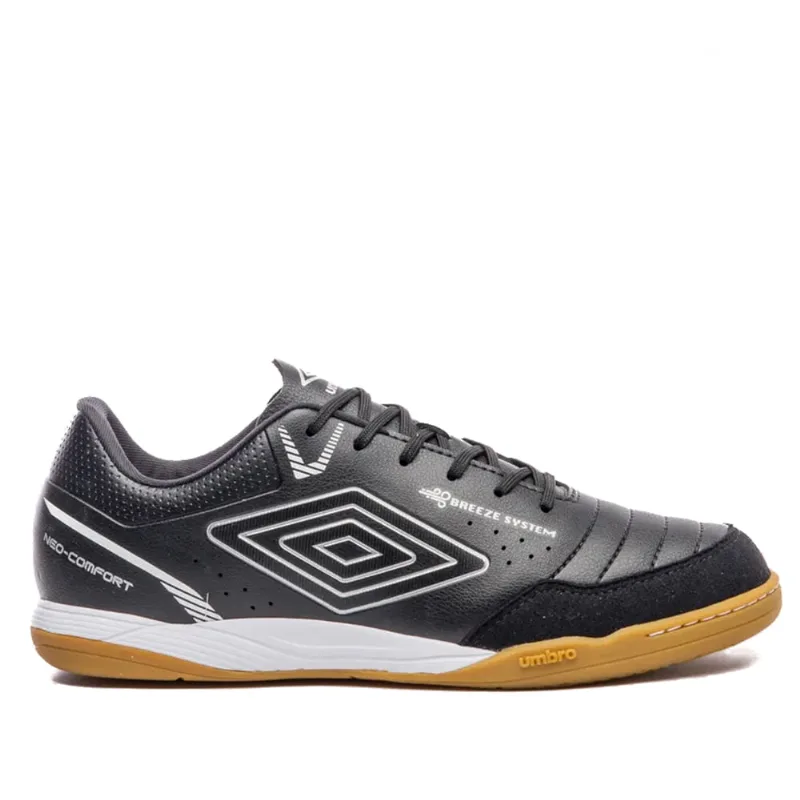 Chuteira Masculina Umbro Futsal Neo-Comfort Preto/Branco - 42