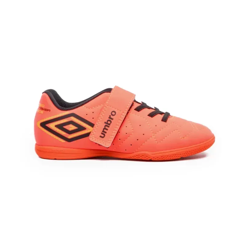 Chuteira Futsal Umbro Neo Striker Laranja Infantil 33