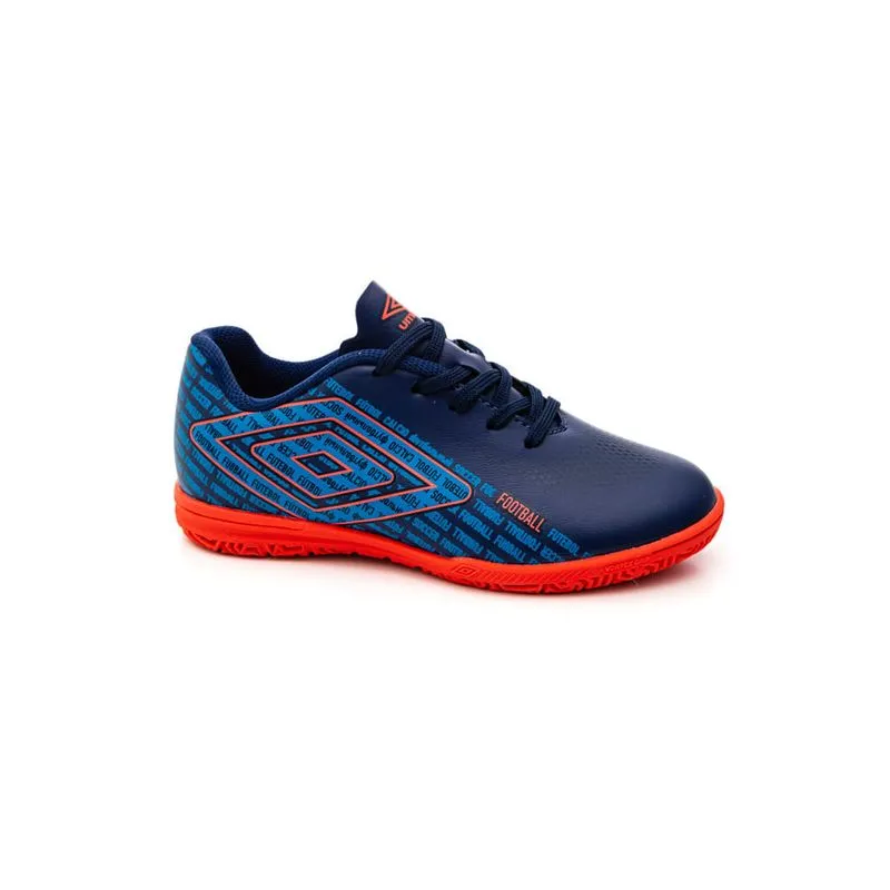 Chuteira Umbro Football Jr Juvenil Futsal U07fb00415-730 Azul 35