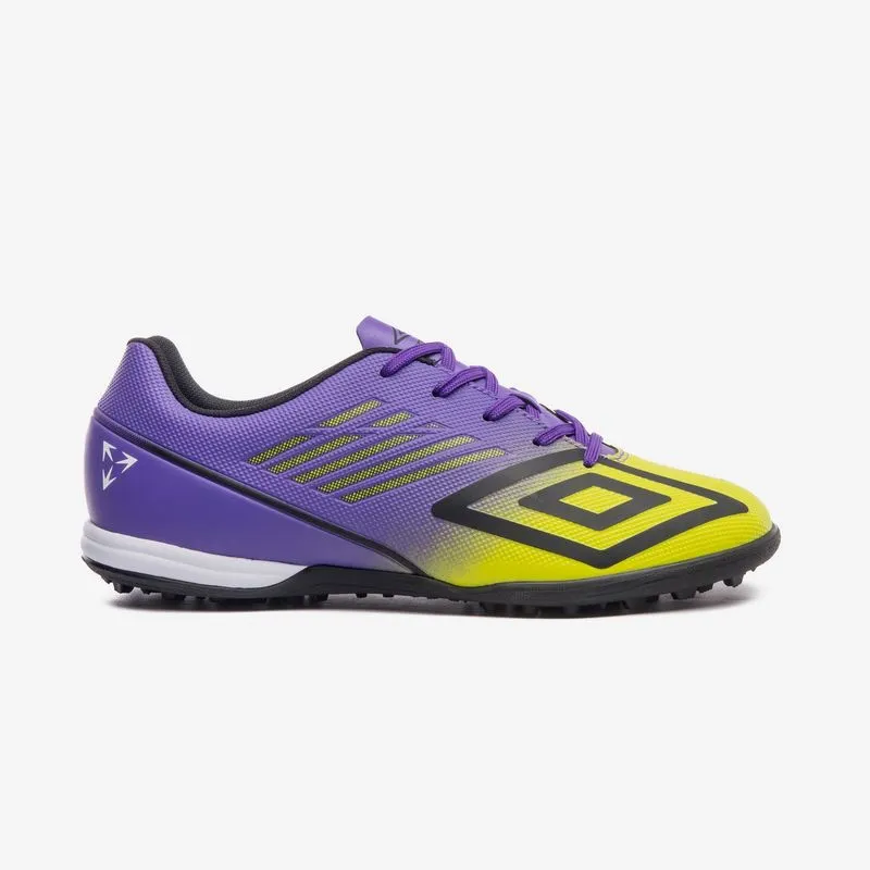 BOTIN SINTETICO UMBRO VELOCITA DECIMA CLUB - VERDE LIME/ELECTRIC PURPLE/NEGRO - 38
