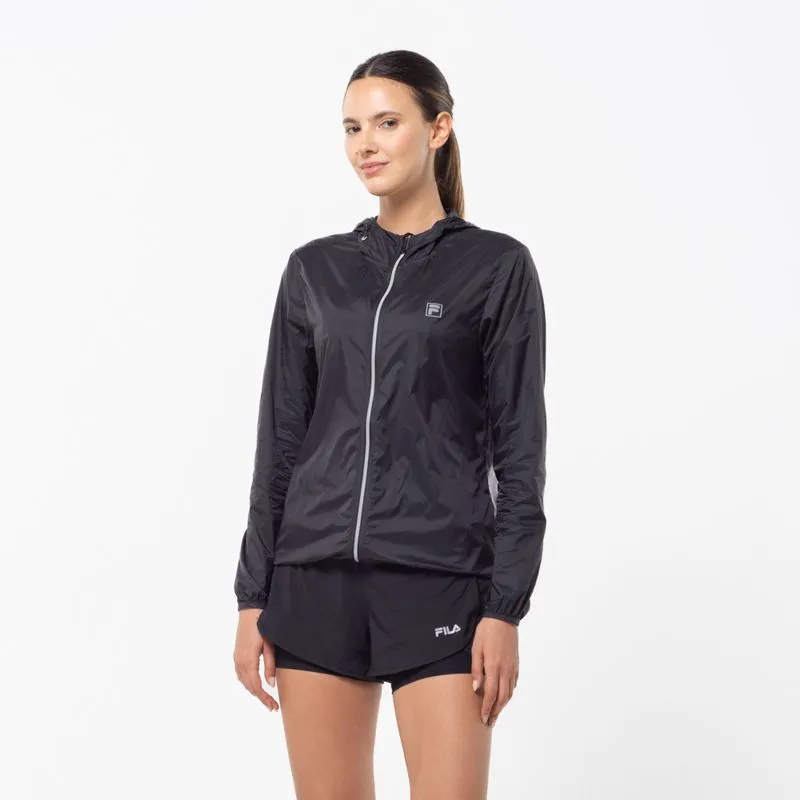 CAMPERA DE ROMPEVIENTO MUJER FILA PERFORMA CAMPERA ROMPEVIENTO FEMENINA FILA RACER RUN - NEGRO/REFLEXIVO - S