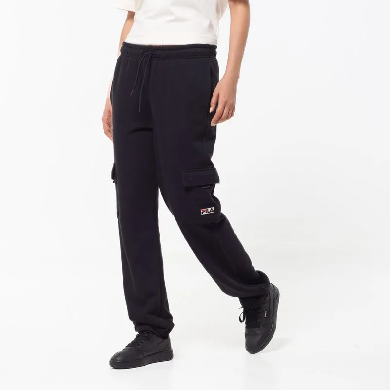 PANTALON MUJER FILA COMFORT CARGO LETTER PANTALON FEMENINO FILA COMFORT CARGO LETTER - NEGRO - L