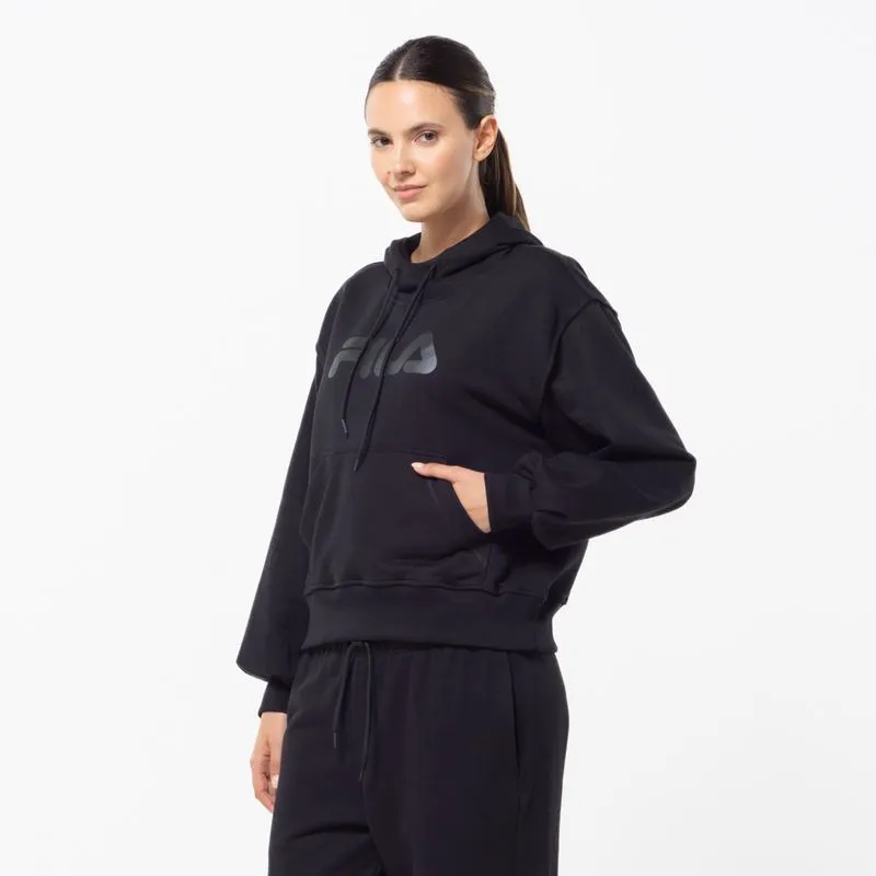 BUZO CANGURO MUJER FILA COMFORT LETTER III BUZO CANGURO FEMENINO FILA COMFORT LETTER III - NEGRO - M