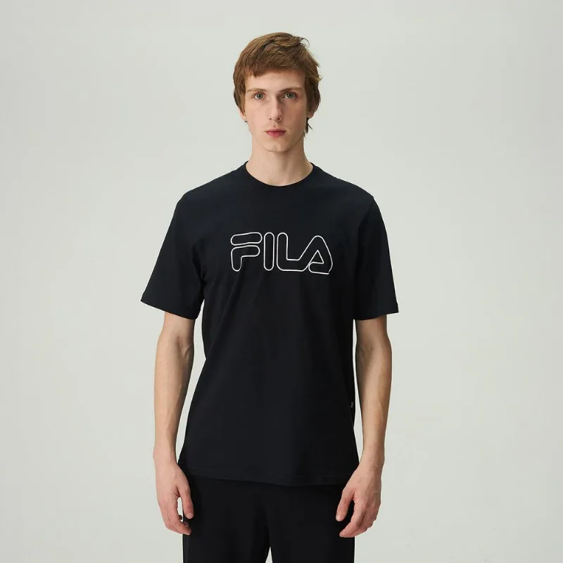 Camiseta Fila Regular Letter Outline Masculina M