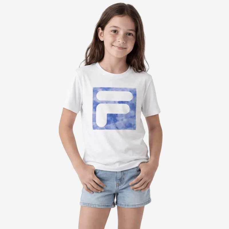 REMERA JUNIOR FEMENINA FILA COTTON CANDY - BLANCO - 08