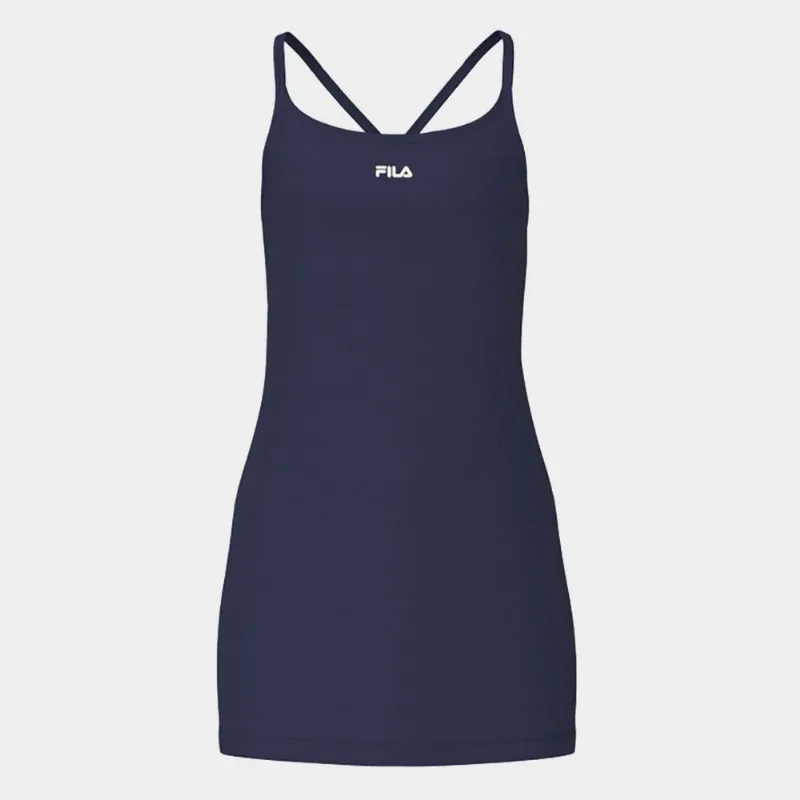 Vestido Infantil Fila Letter Light - Menina - Marinho