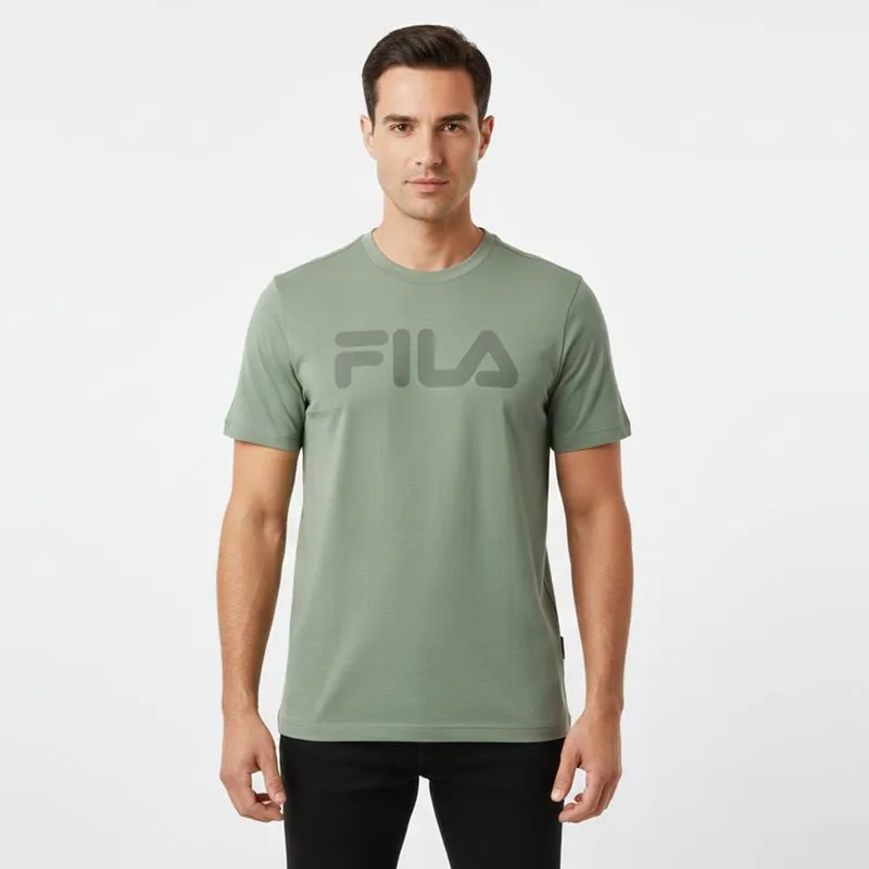 REMERA HOMBRE FILA BASIC SPORTS POLYGIN REMERA MASCULINA FILA BASIC SPORTS II - VERDE SALVIA CLARO - S