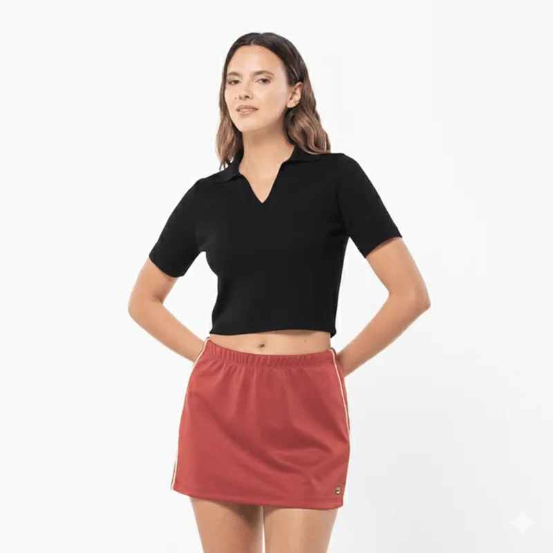 POLO FEMENINA FILA SLIM GT - NEGRO - M