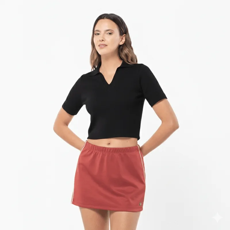 POLO FEMENINA FILA SLIM GT - NEGRO - L