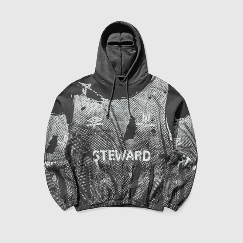 Blusa Masculina Umbro Steward Vest Masked Hoodie P