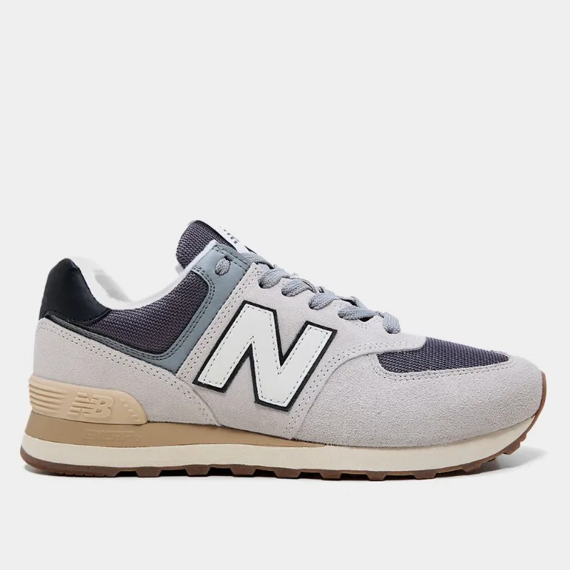 Tênis New Balance 574 V2 - Unissex - Cinza Claro