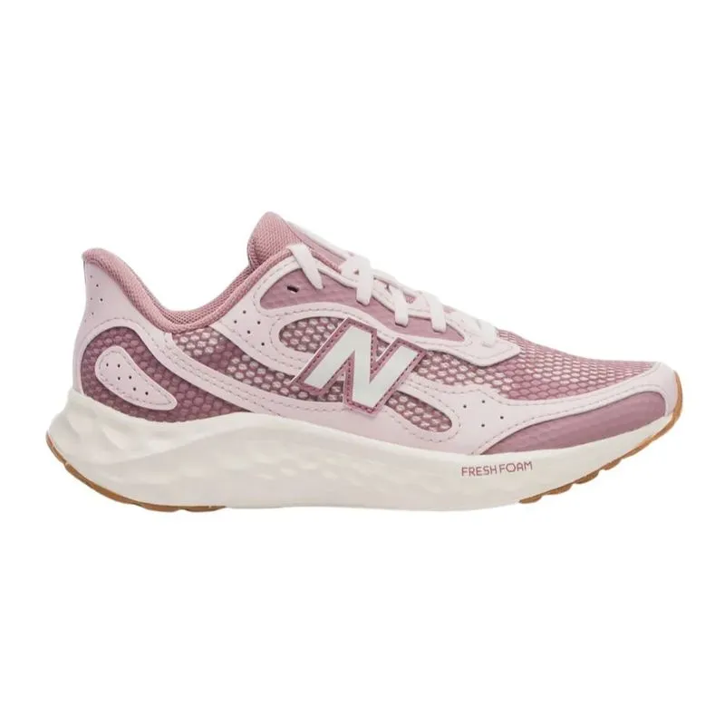 Tênis De Corrida Feminino Nº35 New Balance Fresh Foam Arishi V4 Rosa E Bege (MP)