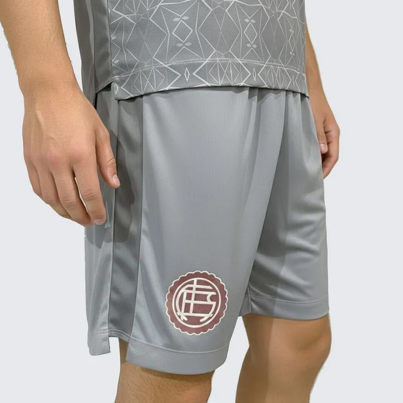 SHORTS MASCULINO UMBRO CLUB ATLETICO LANUS ARQUERO 2026 - CINZA/GRAFITO - S