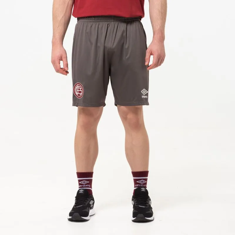 SHORT MASCULINO UMBRO CLUB ATLÉTICO LANÚS ENTRENAMIENTO 2026 - CINZA - XL
