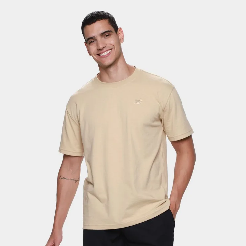 Camiseta New Balance Masculina - Masculino - Bege