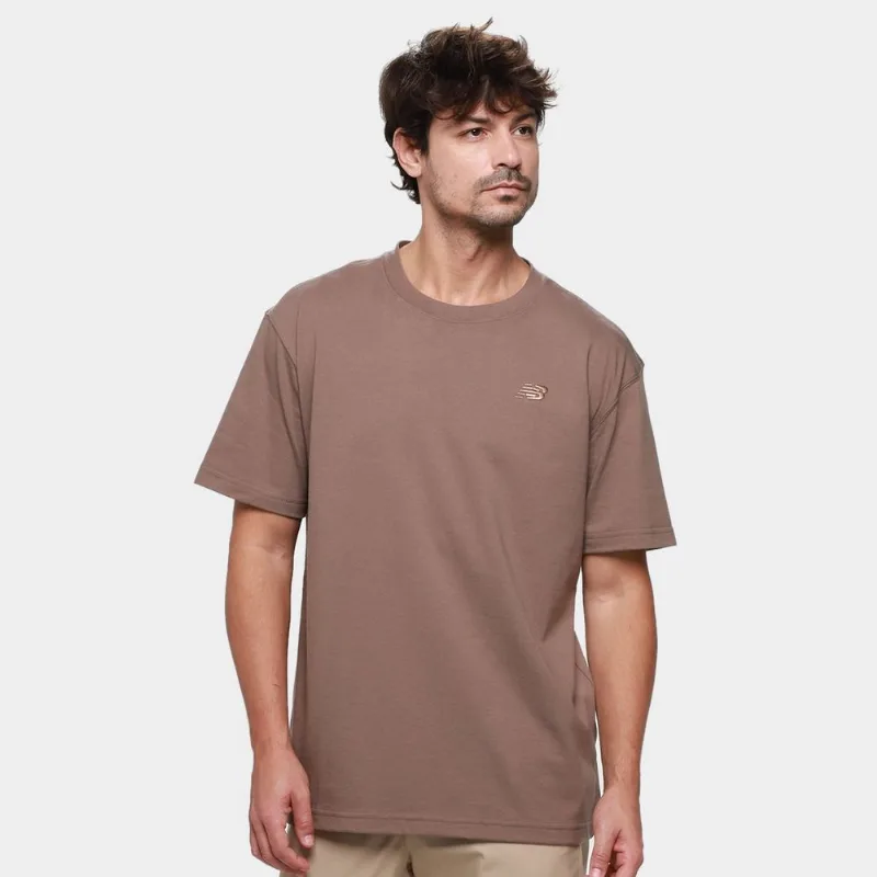 Camiseta New Balance Masculina - Masculino - Marrom