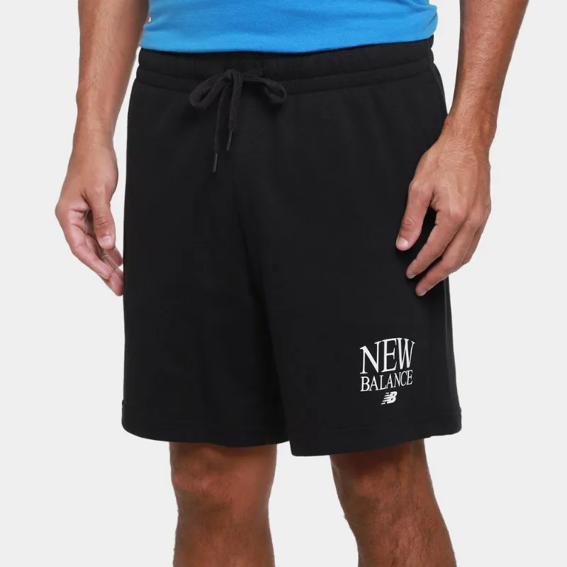 Bermuda New Balance Reimagined 7 Masculina - Masculino - Preto