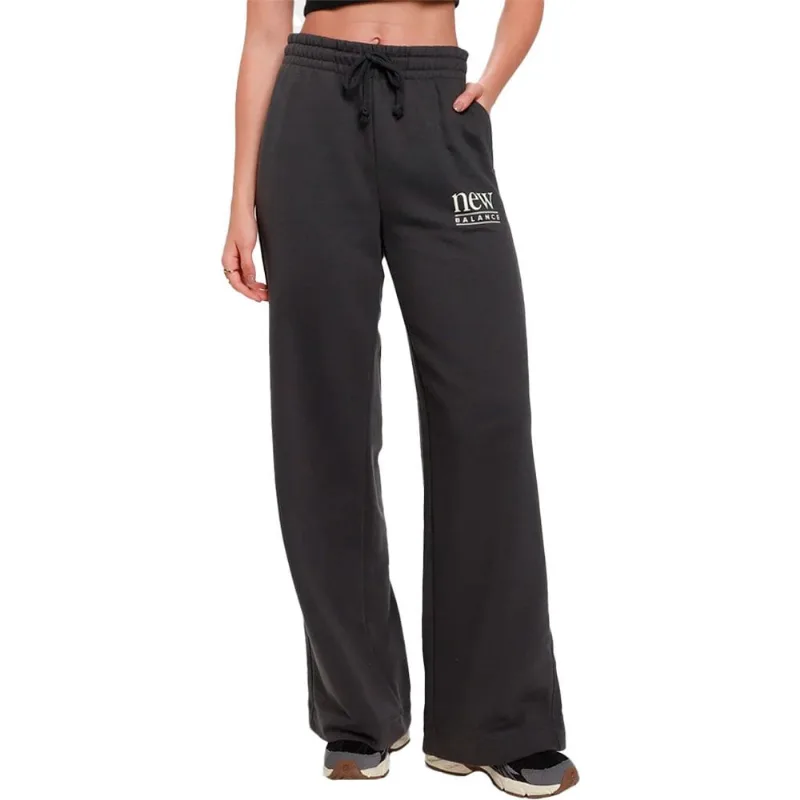 Calça New Balance Moletom Reimagined Sweat Feminina GG / Cinza