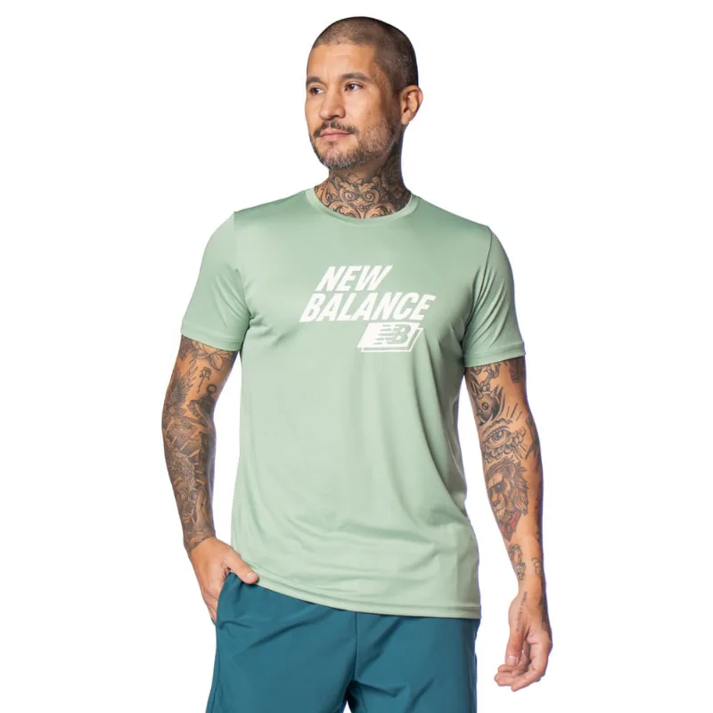 Camiseta Masculina New Balance Sport Graphic Verde - M