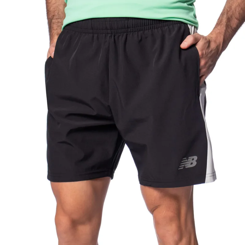 Bermuda Masculina New Balance Athletics Graphic 7 Preto - GG