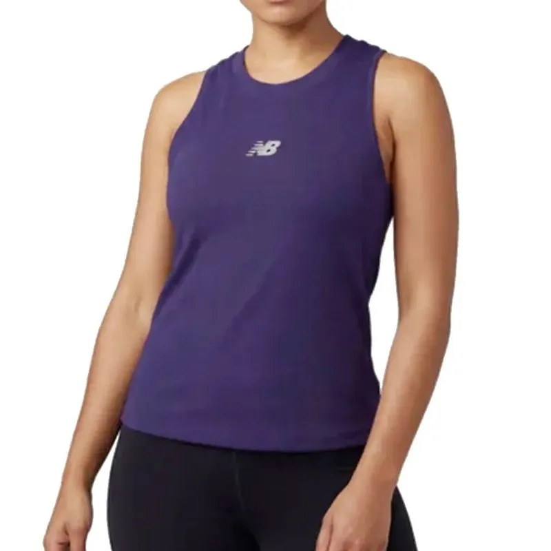 Regata New Balance Infinity Propel Feminina Roxa Treino GG