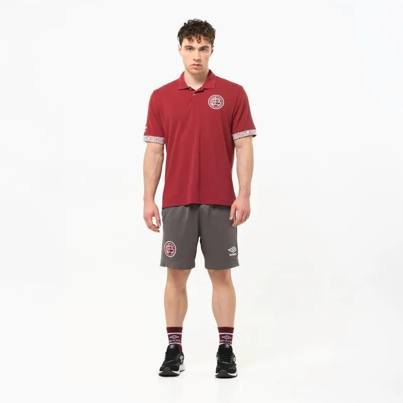 POLO MASCULINA UMBRO CLUB ATLETICO LANUS SALIDA 2026 - BORDE - S