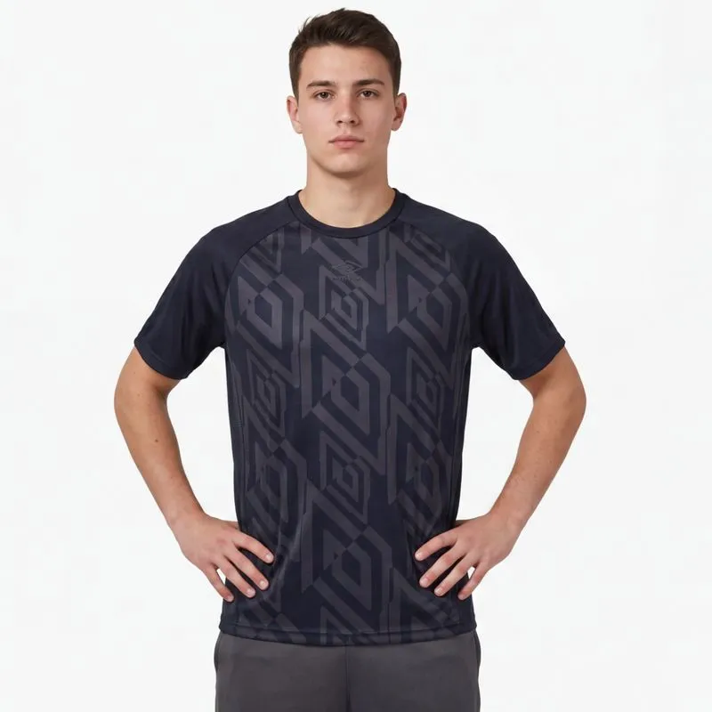CAMISETA UNISEX UMBRO VELOCITA JERSEY - NEGRO - XS