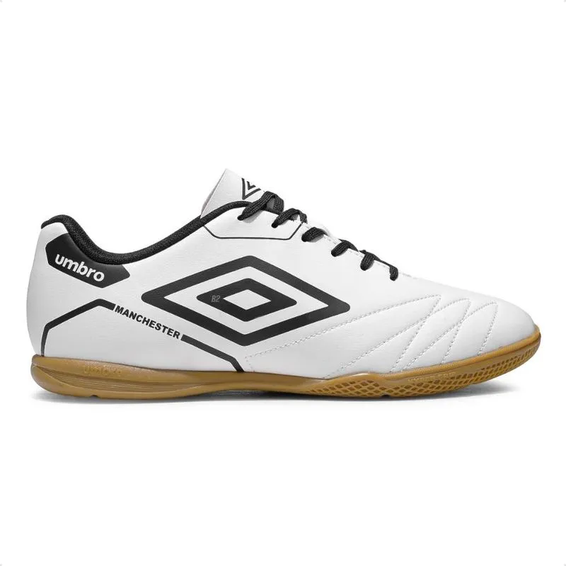 Chuteira Futsal Umbro Manchester Masculino 38 / branca