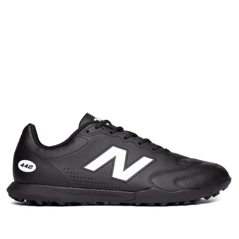 Chuteira Society Masculina New Balance 442TF Preto/Branco - 43