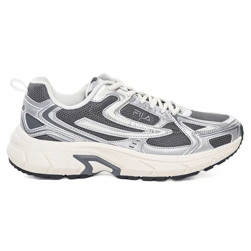 ZAPATILLA FILA NEW RETRO RN MASCULINO - GRIS OSCURO/PLATA/BLANCO - 40