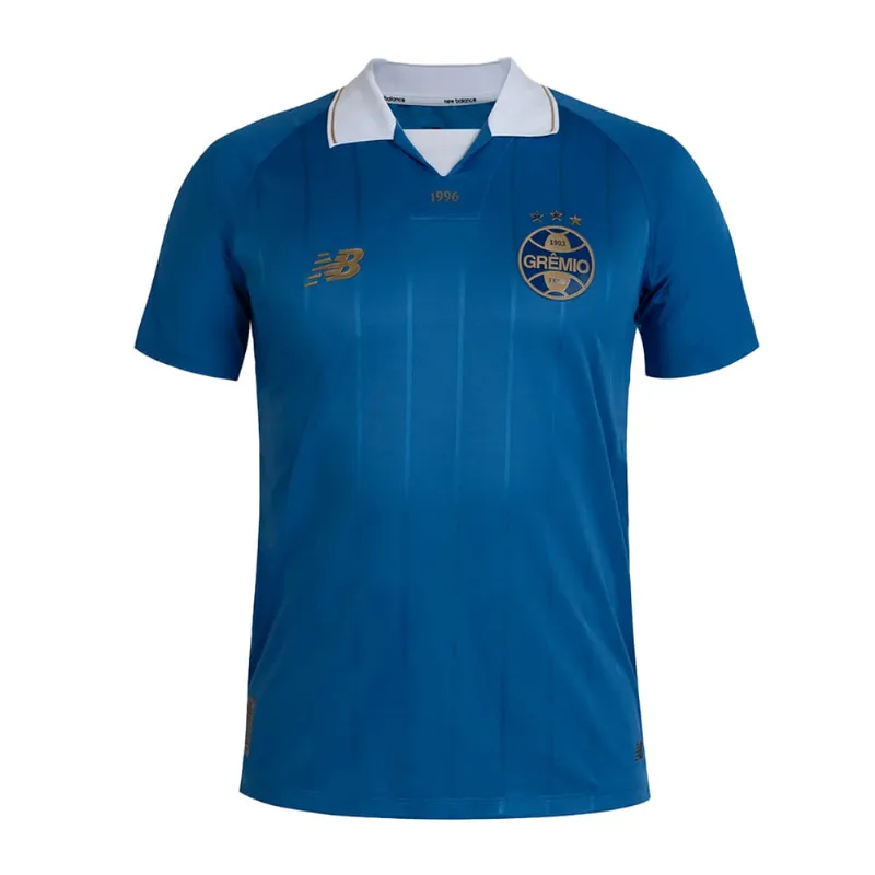 Camiseta Infantil New Balance Grêmio Tríplice Coroa Azul - 14