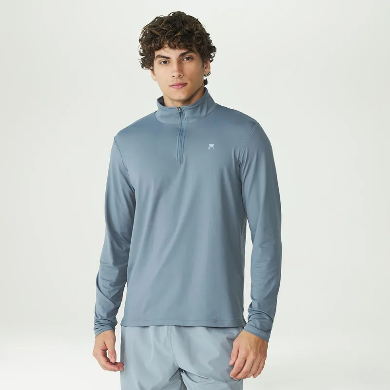 Blusa Manga Longa Fila Half Ziper Life Masculina GG