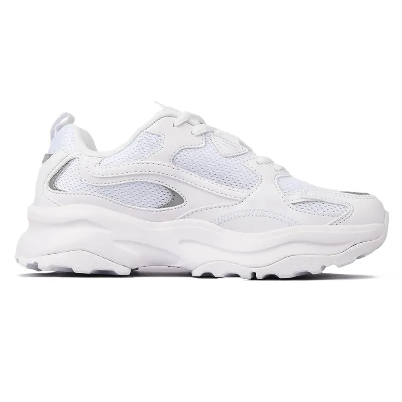 ZAPATILLA FILA WAVY BLOCK MS FEMENINO - BLANCO/PLATA/BLANCO - 39