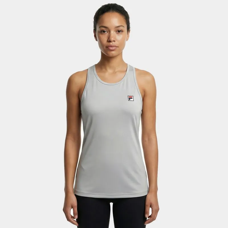 REMERA MUSCULOSA MUJER FILA TENNIS BASIC REMERA MUSCULOSA FEMENINA FILA TENNIS BASIC - GRIS GLACIAL - XS