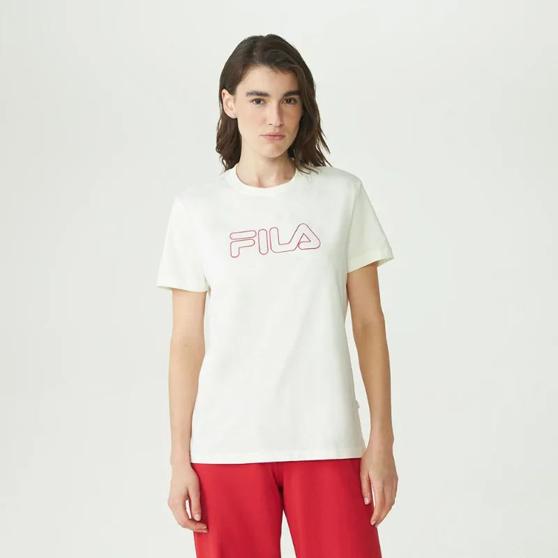 Camiseta Fila Regular Basic Outline Feminina GG