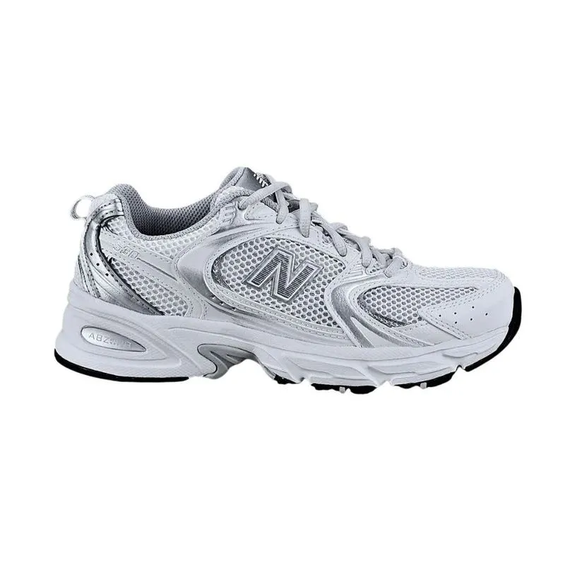 Tênis Casual Feminino N°37 New Balance 530 Branco E Prata (MP)