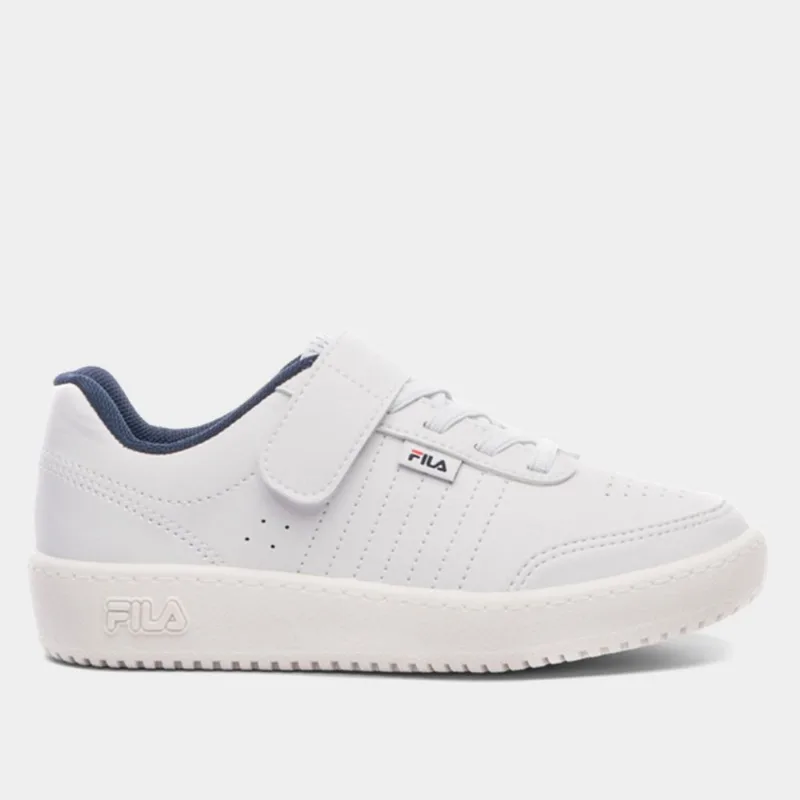 Tênis Infantil Fila Arck - Unissex - Branco+Marinho