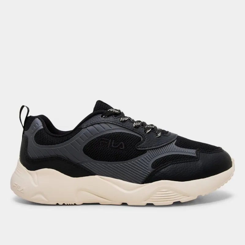 Tênis Fila Axion Masculino - Masculino - Preto+Grafite