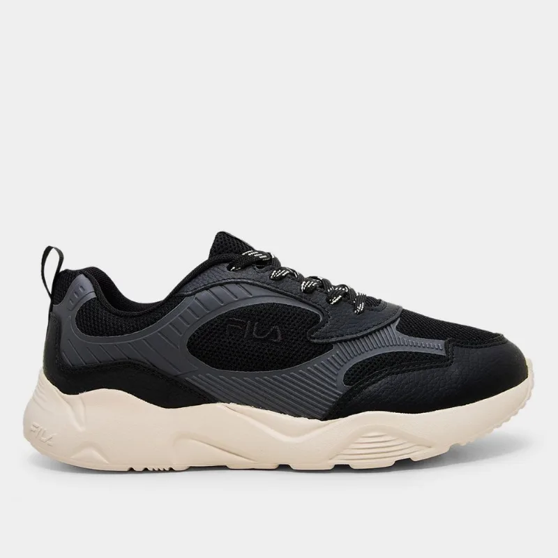 Tênis Fila Axion Feminino - Feminino - Preto+Grafite