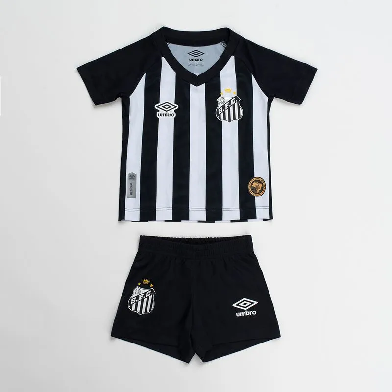 Kit Clube Infantil Umbro Santos Away 2026 4
