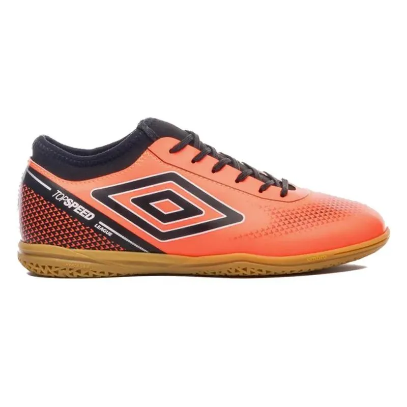 Chuteira Futsal Masculina Umbro Top Speed Leag Coral 40