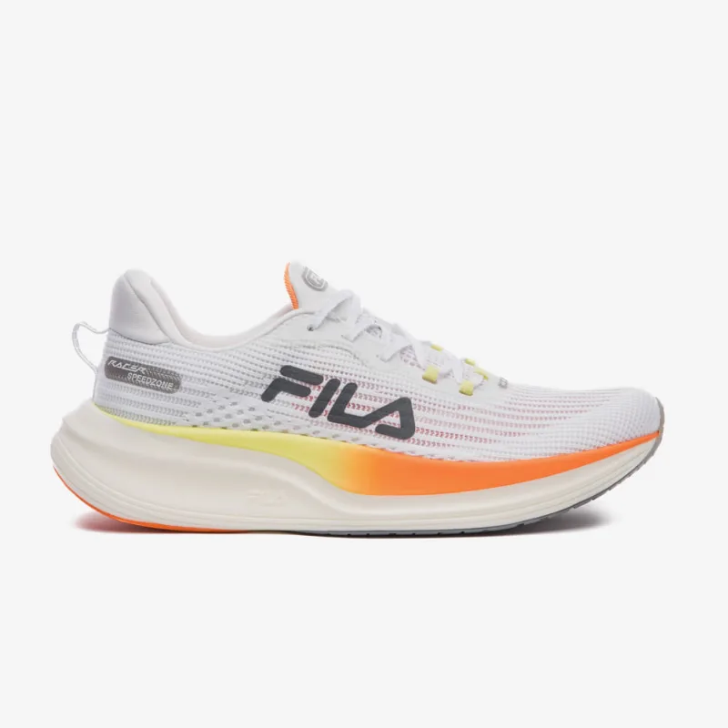 Tênis Fila Racer Speedzone Masculino Branco e Laranja 44