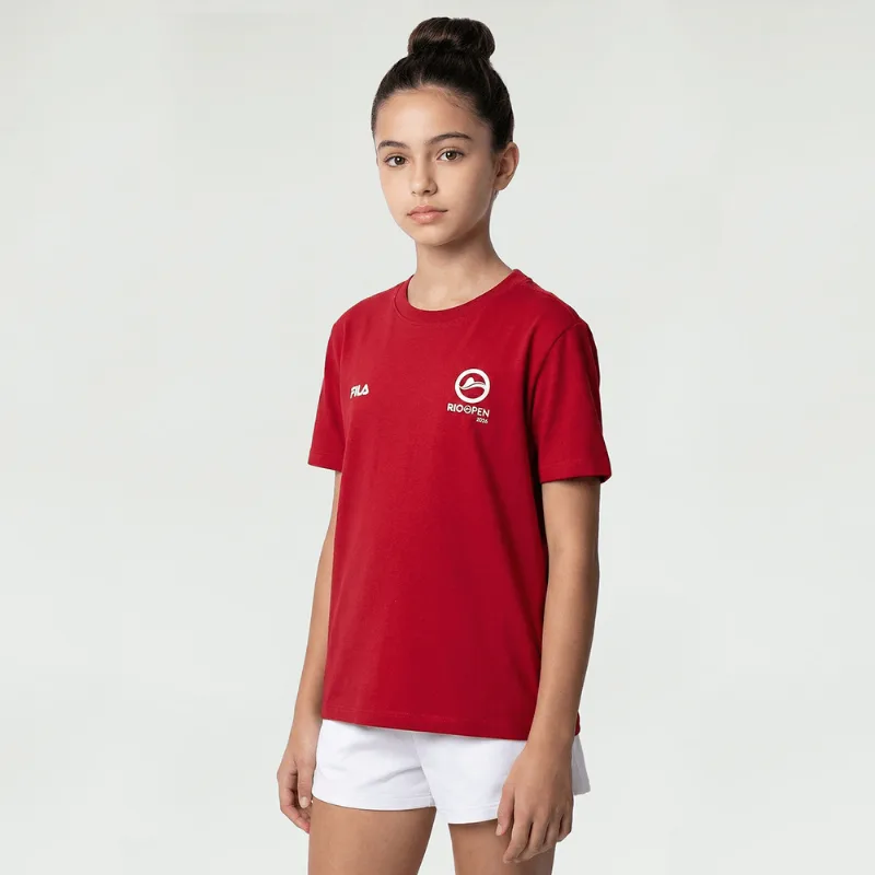 Camiseta Fila Premium Rio Open 26 Juvenil 10