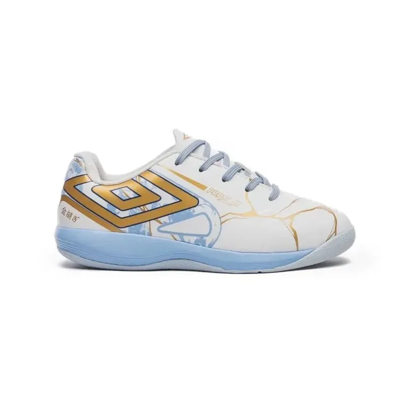 Chuteira Futsal Infantil Umbro Pro 5 Jr Kintsugi Branco 28